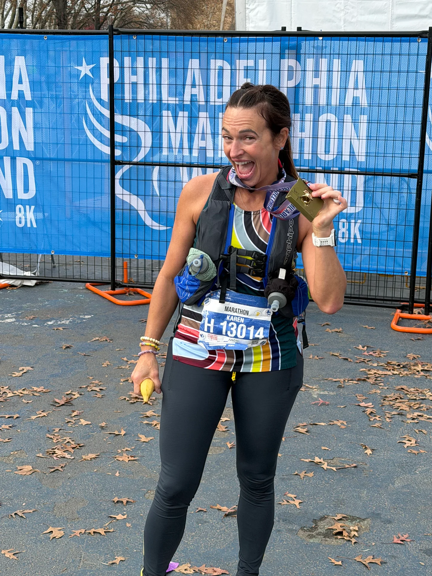 Karen Bruchak - First Marathon Finisher - Philadelphia Marathon
