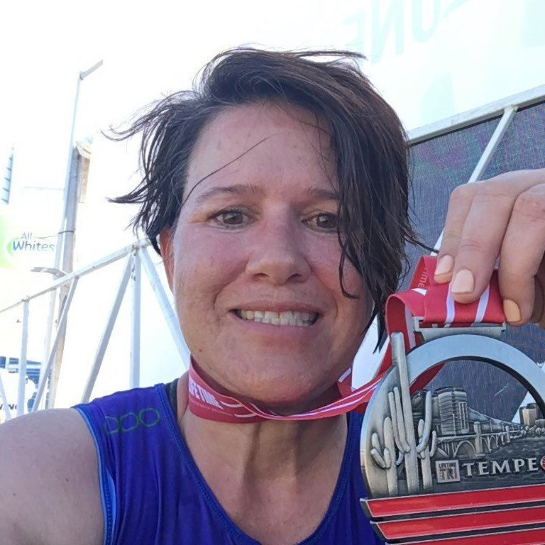 Coach Stephanie at Tempe Triathlon